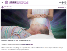 Tablet Screenshot of higherperspectives.com